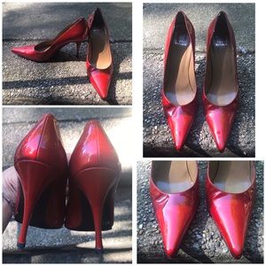 Stuart Weitzman Sensual Red Quasar Heels